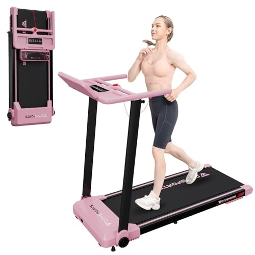 Produktbild: citysports elektrisches laufband klappbar bis 12 km/h mit led-display und tablet holder