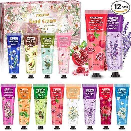 ITMNMNL handcreme set 12 pack mini handcreme für frauen männer, geschenkset weihnachten