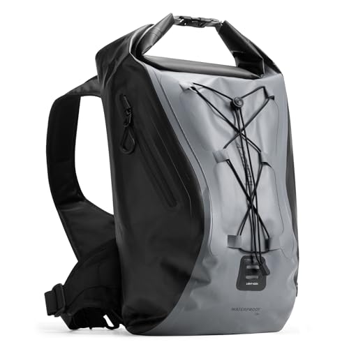 inateck fahrradrucksack 25-30l, wasserdichter rolltop rucksack, wanderrucksack Herren