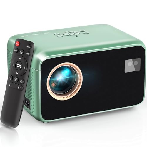 beamer 4k mit autofokus trapezkorrektur, 1080p full hd, wifi6, bluetooth, tragbar