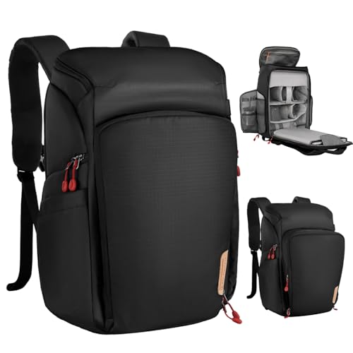 K&F CONCEPT kamerarucksack fotorucksack 15.6 zoll laptopfach für canon nikon sony dji