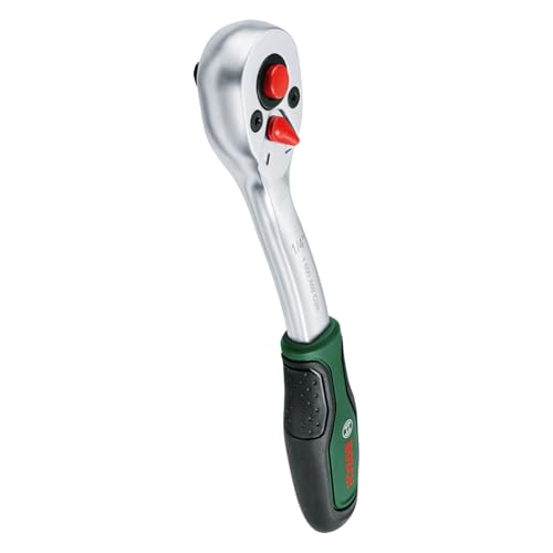 Produktbild: bosch ratsche 1/4" 93 nm drehmoment 72 zähne feinverzahnung geeignet für bosch grün