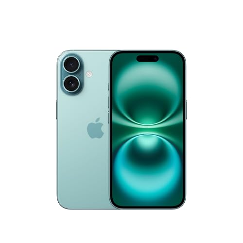 Produktbild: apple iphone 16 128gb 5g smartphone mit a18 chip und kamerasteuerung, teal