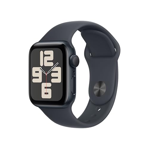 apple watch se gps 40 mm mitternacht aluminiumgehäuse sportarmband fitness tracker