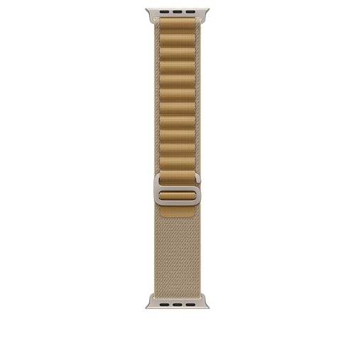 apple watch band alpine loop 49 mm mandel medium