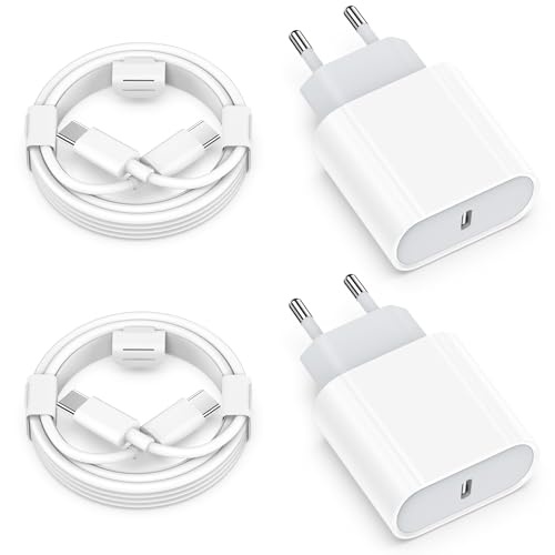 USB C Ladegerät 25W für iPhone 16/16 Pro/16 Pro Max/15, 2M Kabel Adapter