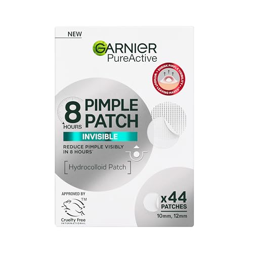 Produktbild: garnier hautklar unsichtbare pimple patches, 44 x hydrocolloid pflaster gegen pickel