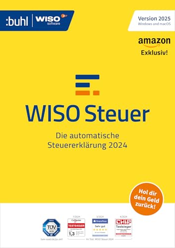 WISO Steuer 2025 für steuerjahr 2024, windows, mac, smartphone, tablet, download