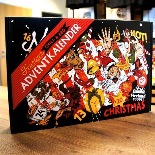 chili und bbq adventskalender fireland mild bis scharf 49,85 euro statt 60 euro