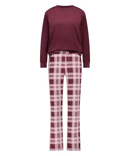 hunkemöller velours pyjamaset tawny port größe s