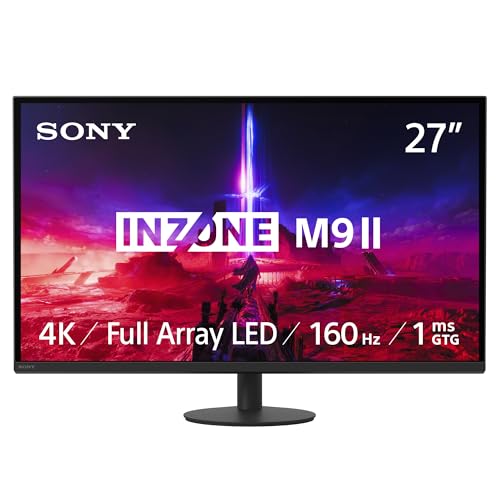 4K gaming monitor sony inzone m9 ii 27 Zoll IPS 160Hz 1ms HDR HDMI 2.1 USB-Hub höhenverstellbar