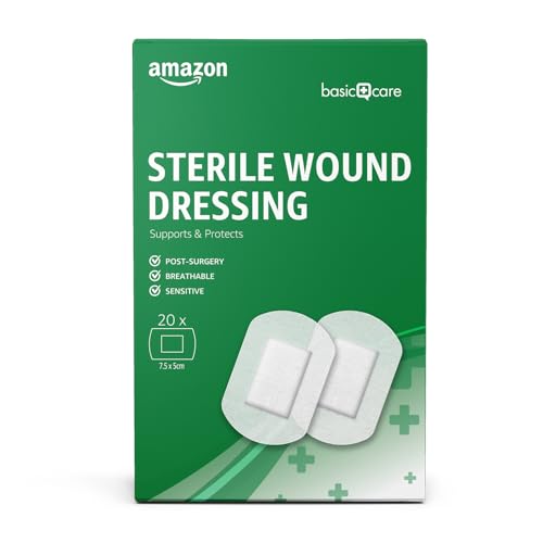sterile wundauflage amazon basic care, 20 pflaster für verletzungen