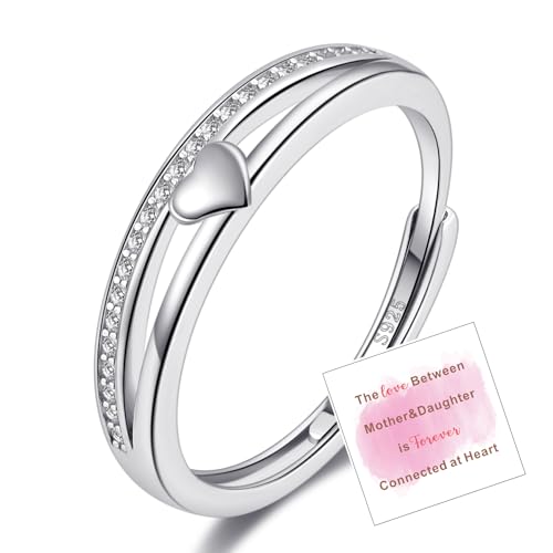 silberringe damen verstellbarer hypoallergener daumenring sterlingsilber veedofa mit zirkonia