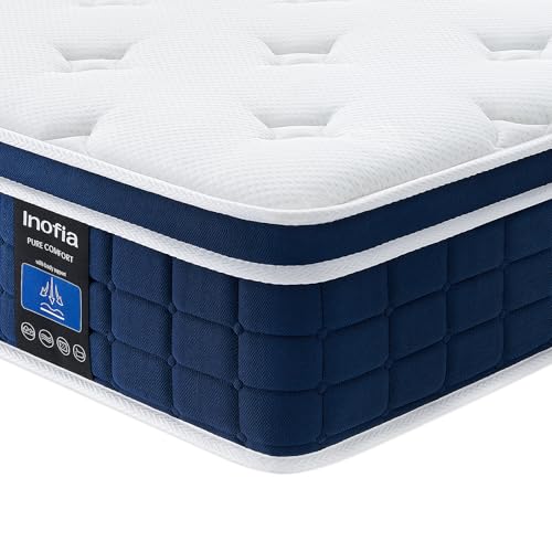 Produktbild: inofia ace hybrid matratze 140 x 200 cm 23 cm höhe 7-zonen taschenfederkern h3