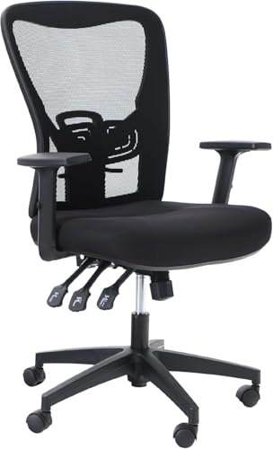 Produktbild: alpha home ergonomischer bürostuhl mesh höhenverstellbar mit rückenlehne und armlehnen