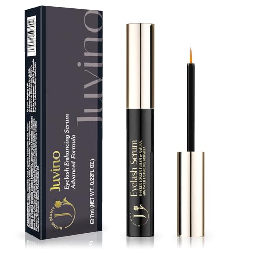 juvino wimpernserum für längere, vollere wimpern und definierte augenbrauen