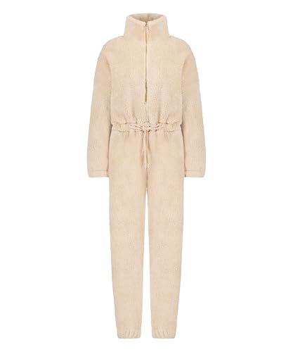 hunkemöller fleece onesie oatmeal Größe L