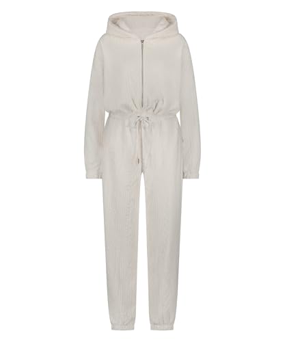 hunkemöller fleece onesie weiß alyssum gr. l