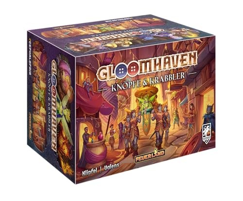 Gloomhaven Knöpfe & Krabbler, BGG 7,5, Solospiel