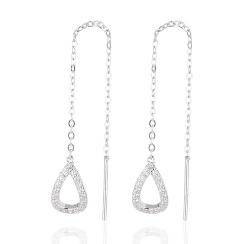 tropfen ohrringe sterling, hängend, einfädler, schmuck, baumeln, ohrstecker