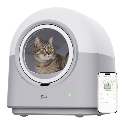 selbstreinigende katzentoilette abzct pro, XXL, app-steuerung, hygienisch, wägbar