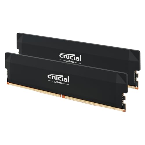 crucial pro ddr5 ram 32gb kit 6400mhz cl38 (2x16gb) für pc upgrades