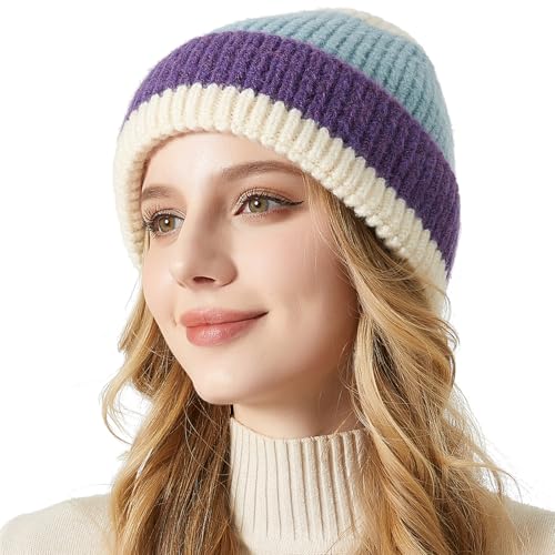 evolyline unisex beanie mütze atmungsaktive wollmütze wintermütze für damen und herren