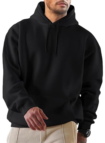 jmierr hoodie herren langarm pullover mit taschen, baumwolle, winter 2024