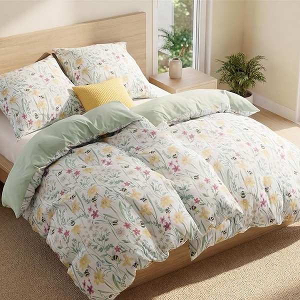 Produktbild: Bettwäsche 135x200 4teilig Bettbezug BEDSURE