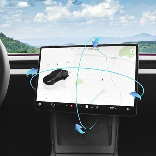 AAMHHM Bildschirm Halterung Tesla Model Y 2026/2025 & Model 3 2025/2024 drehbar