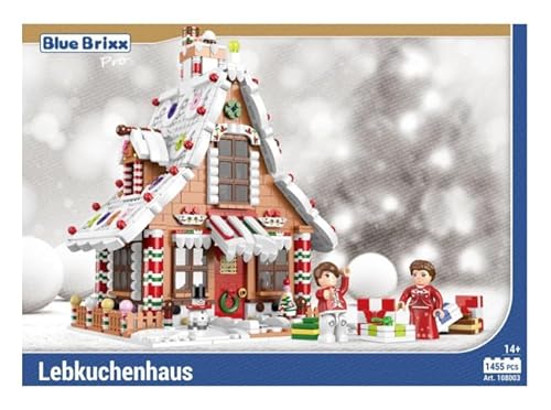 lebkuchenhaus bluebrixx pro 1.455 klemmbausteine 2 minifiguren amazon prime