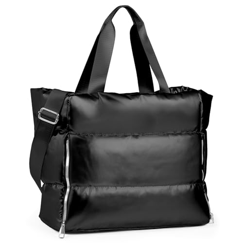 sporttasche frauen 30l kikigoal 25.4 inch wasserdicht gym bag schwarz