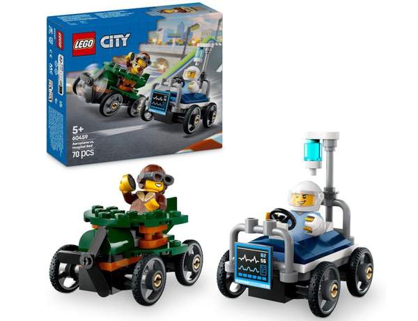 lego 60459 city flugzeug und krankenhausbett bauset für 6,99 euro statt 10 euro