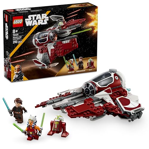 lego star wars 75401 ahsokas jedi interceptor mit minifiguren und lichtschwertern