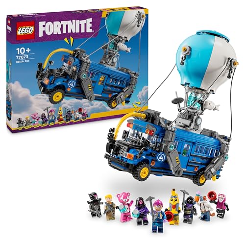 lego fortnite schlachtenbus, spielzeug mit minifiguren, set für kinder 77073