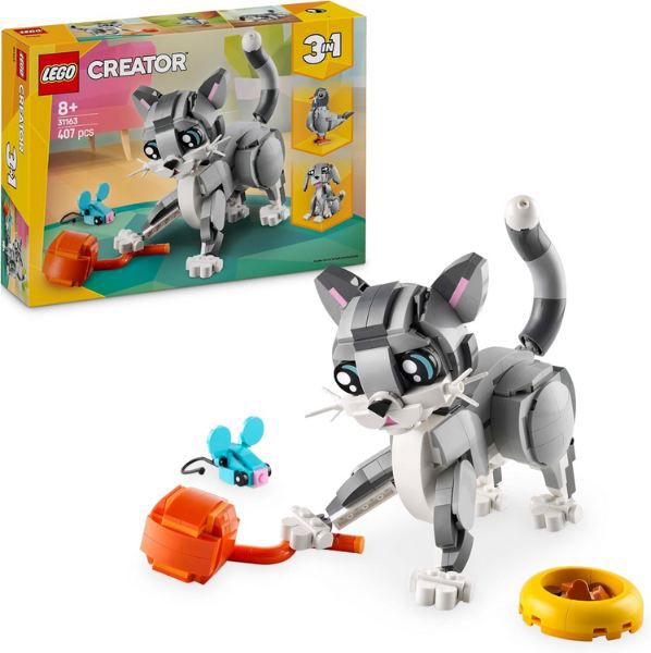 lego creator 31163 graue katze 3in1 für 16,99 statt 22