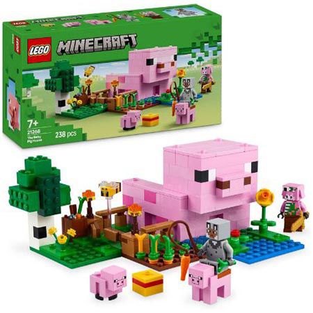 lego 21268 minecraft babyschwein-haus für 13,24 euro statt 17 euro