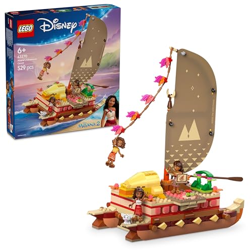 lego disney vaiana vaianas adventure raft spielzeugboot für kinder