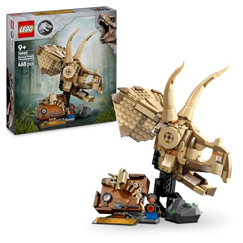 LEGO 76969 Jurassic World Triceratops Schädel Fossilien Modell