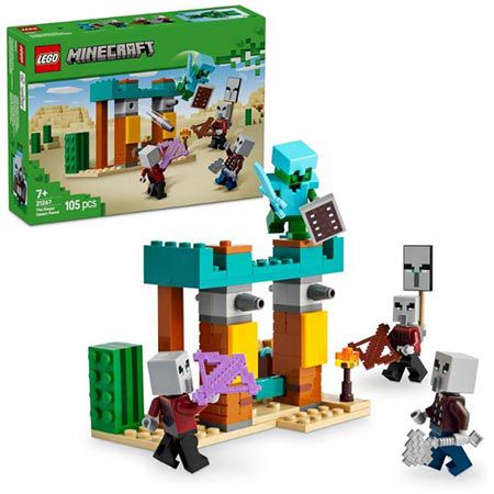 lego 21267 minecraft illager-wüstenpatrouille, nur 7,99 statt 14