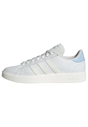 adidas Grand Court TD Damen Schuhe, Crystal White/Core White/Clear Sky, 36 2/3 EU