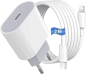 maxziqf 20 w usb c fast charger mit 2 m ladekabel für iphone und ipad