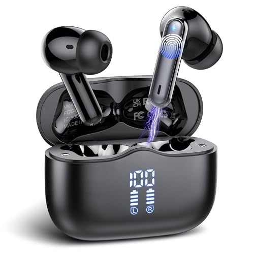 bluetooth kopfhörer kabellos in ear 5.4 mit noise cancelling 40 std ip7 wasserdicht