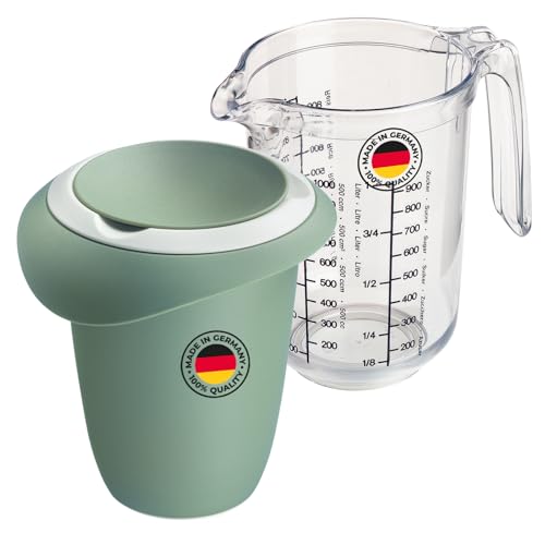 quirltopf 1 l mit spritzschutz und messkanne gerda 1 l von westmark