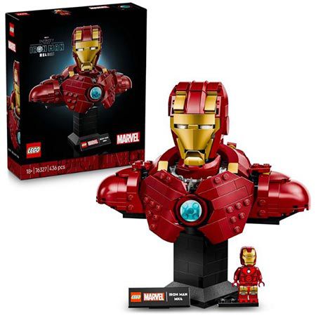 lego 76327 marvel iron man mk4 büste für 35,99 euro statt 48 euro