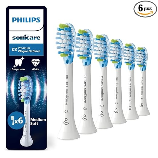 Sonicare C3 Bürstenköpfe 6er Pack für elektrische Zahnbürsten