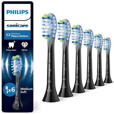 philips sonicare c3 plaque defense bürsten 6er pack ab 37,99 euro statt 49 euro