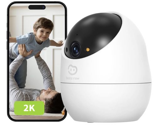 beans 2k innenraum sicherheitskamera 360 ansicht für 17,59 statt 22
