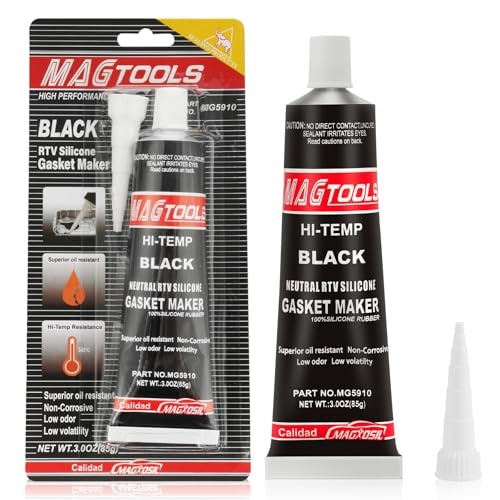 flintronic motordichtmasse 85ml, ölbeständig silikon dichtmittel für autos, schwarz