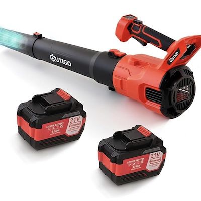 Produktbild: outigo elektrischer laubbläser mit 2x 4,5 ah akkus und ladegerät für 69,99